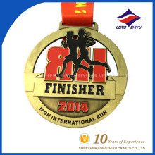 Médaille du marathon métallique sur mesure médaille internationale du prix du sport médaille